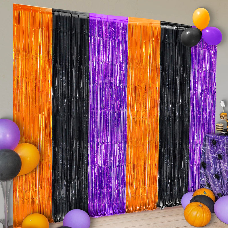 Halloween Foil Curtain Decor