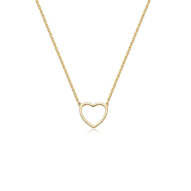 Minimalist Stainless Steel Heart Necklace