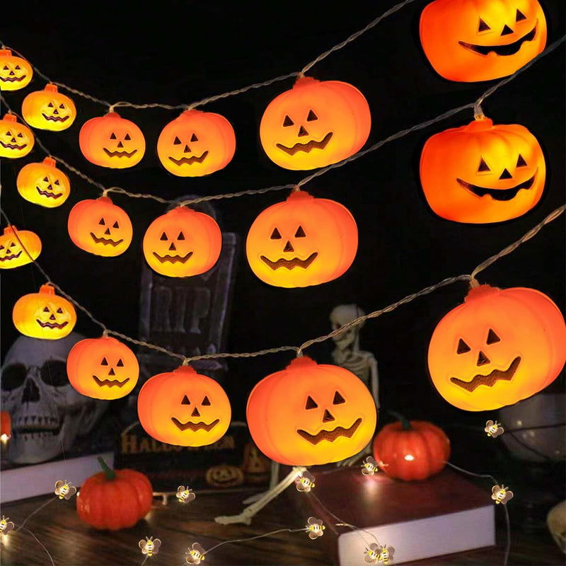 Fall Pumpkin String Lights