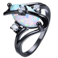 Marquise Opal Statement Ring
