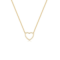 Stainless Steel Heart Pendant Necklace