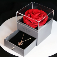 Preserved Rose Jewelry Gift Box