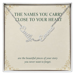 Names Close to Your Heart – Personalized Multiple Name Necklace
