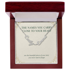 Names Close to Your Heart – Personalized Multiple Name Necklace