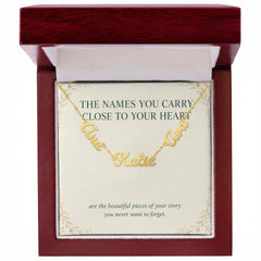 Names Close to Your Heart – Personalized Multiple Name Necklace
