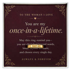 My Once-in-a-Lifetime – Personalized Engraved Ring