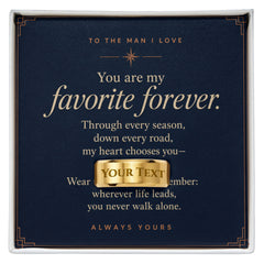 My Favorite Forever – Personalized Men's Engraved Ring