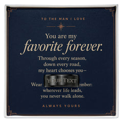 My Favorite Forever – Personalized Men's Engraved Ring