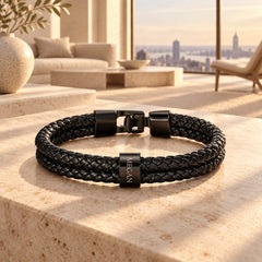 To My Man Personalized Name Bracelet – Engraved Gift for Him