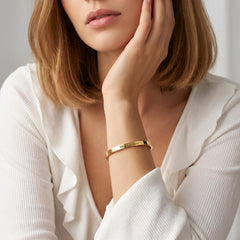 You Are Loved, Strong & Enough – Personalized Engraved Cuff Bracelet