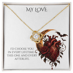 Halloween Love Knot Necklace Gift for Her – Every Afterlife