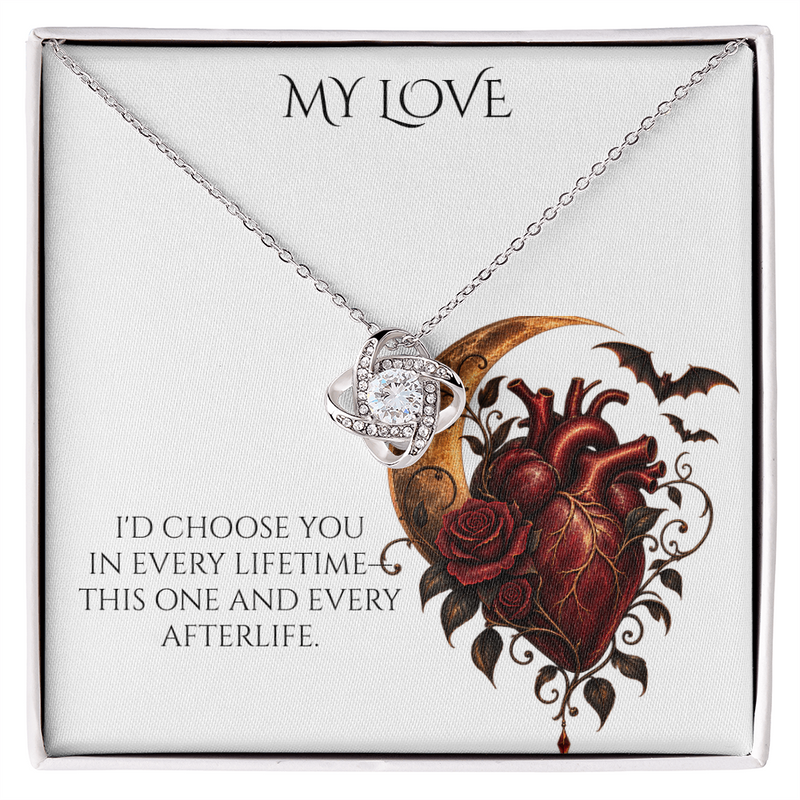 Halloween Love Knot Necklace Gift for Her – Every Afterlife