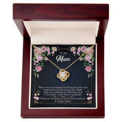 Forever Grateful - Love Knot Necklace in LED luxury gift box