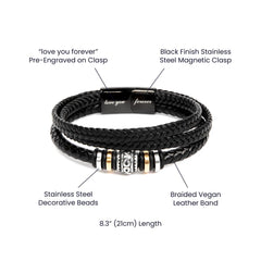 Love You Forever Bracelet — I Was Wrong Apology Gift for Him