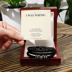 Love You Forever Bracelet — I Was Wrong Apology Gift for Him