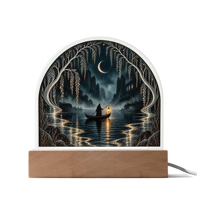 Gothic Ferryman LED Acrylic Plaque - The Last Lantern