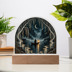 Gothic Ferryman LED Acrylic Plaque - The Last Lantern