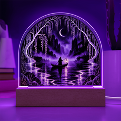 Gothic Ferryman LED Acrylic Plaque - The Last Lantern