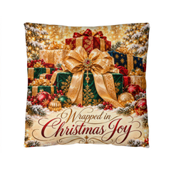 Wrapped in Christmas Joy – Luxury Gifts Classic Pillow