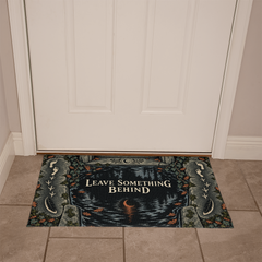 Gothic Halloween Doormat - Leave Something Behind, 34 x 21