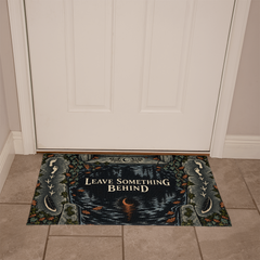 Gothic Halloween Doormat - Leave Something Behind, 34 x 21