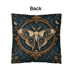 Gothic Haunted Chair Throw Pillow with Insert - The Empty Chair, 18 x 18