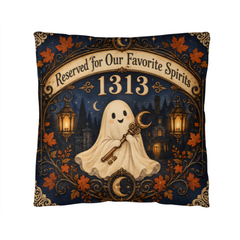 Halloween Ghost Pillow with Insert – Reserved for Our Favorite Spirits
