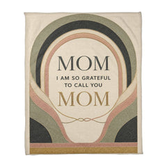 Grateful to Call You Mom – Coral Fleece Blanket