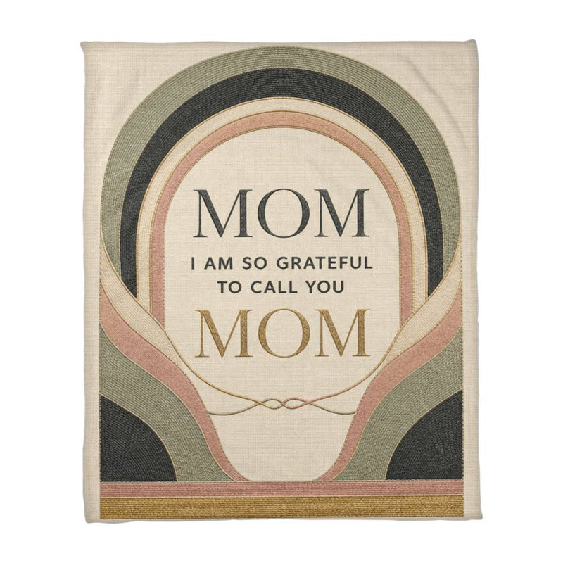 Grateful to Call You Mom – Coral Fleece Blanket