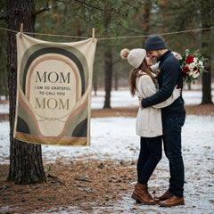 Grateful to Call You Mom – Coral Fleece Blanket