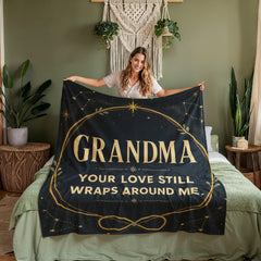 Grandma, Your Love Still Wraps Around Me – Coral Fleece Blanket