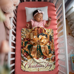 Wrapped in Christmas Joy – Luxury Gifts Sherpa Blanket