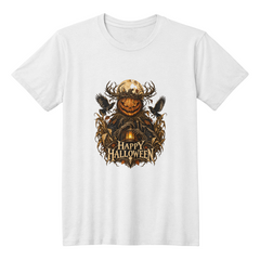 Scary Halloween Pumpkin T-Shirt - The Harvest Warden