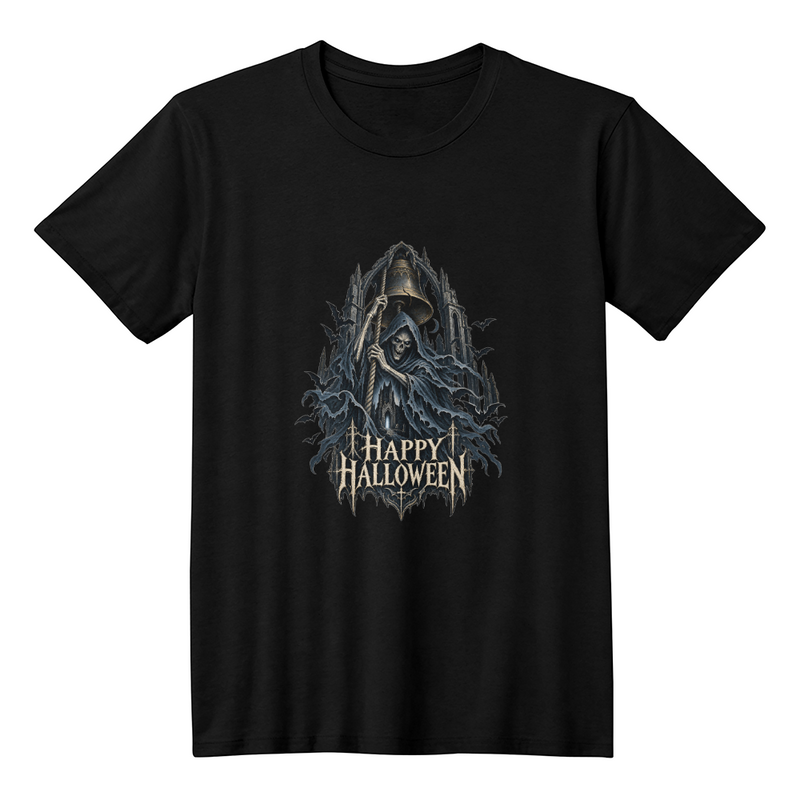 Scary Grim Reaper Halloween T-Shirt - The Thirteenth Bell