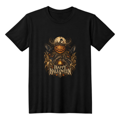 Scary Halloween Pumpkin T-Shirt - The Harvest Warden