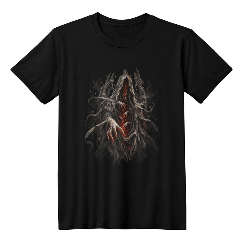 Gothic Horror Halloween T-Shirt – Cathedral of Lost Souls