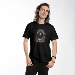 Scary Gothic Widow Halloween T-Shirt - The Widow in the Window