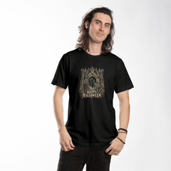 Scary Haunted Door Halloween T-Shirt - The Door That Hungers