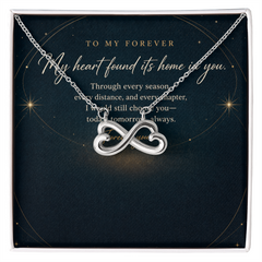My Heart Found Its Home in You — Endless Love Necklace