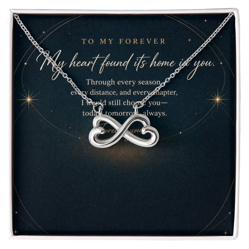 My Heart Found Its Home in You — Endless Love Necklace