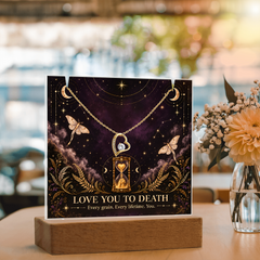 Halloween Love You to Death Acrylic & Necklace - Until Time Runs Out