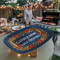 Gather Here, Give Thanks Thanksgiving Serving Platter