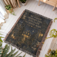 Couples Heirloom Woven Blanket – Ordinary Days, Golden Life