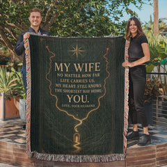 Wife Heirloom Woven Blanket – The Shortest Way Home