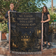 Couples Heirloom Woven Blanket – Ordinary Days, Golden Life