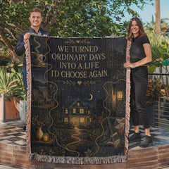 Couples Heirloom Woven Blanket – Ordinary Days, Golden Life