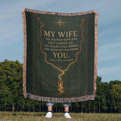 Wife Heirloom Woven Blanket – The Shortest Way Home