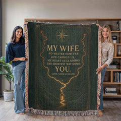 Wife Heirloom Woven Blanket – The Shortest Way Home