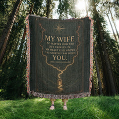 Wife Heirloom Woven Blanket – The Shortest Way Home