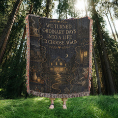 Couples Heirloom Woven Blanket – Ordinary Days, Golden Life